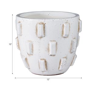 DEVONFORD WHITE PLANTER 10 (IN) 10