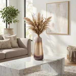 BRYNBURN GOLD GLASS VASE 21 (IN) 10