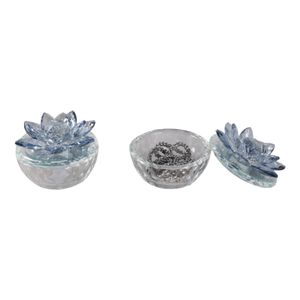 BAIRDCROSS SET OF 2 BLUE BOXES 4 (IN) 3