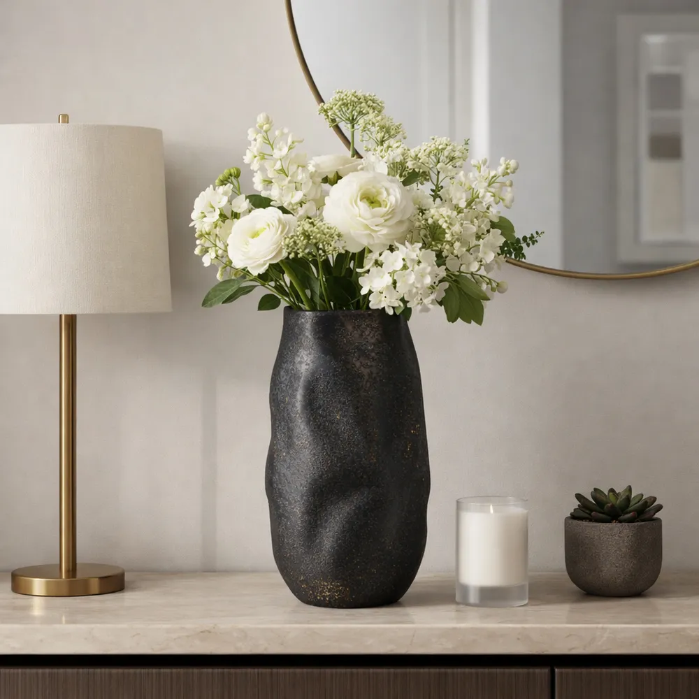 KNOXWOOD GRAY VASE 14 (IN)