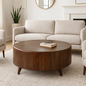 GREEROAK BROWN COFFEE TABLE 16 (IN) 2