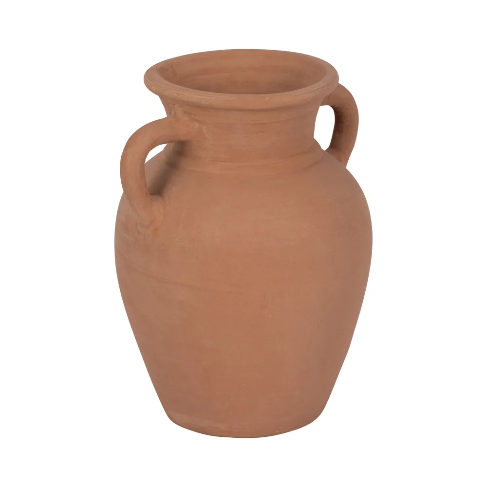 CARLINROSE BROWN VASE 10 (IN)