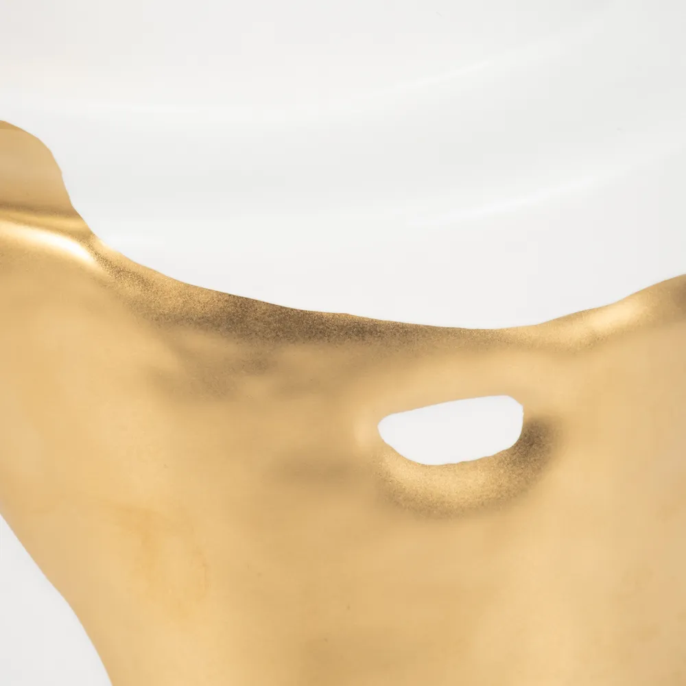 JUNEROSE WHITE VASE 10 (IN)