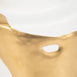 JUNEROSE WHITE VASE 10 (IN) 5