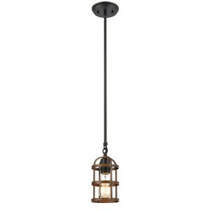 Millville 5'' Wide 1-Light Mini Pendant - Matte Black 1
