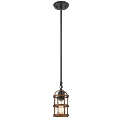 Millville 5″ Wide 1-Light Mini Pendant - Matte Black