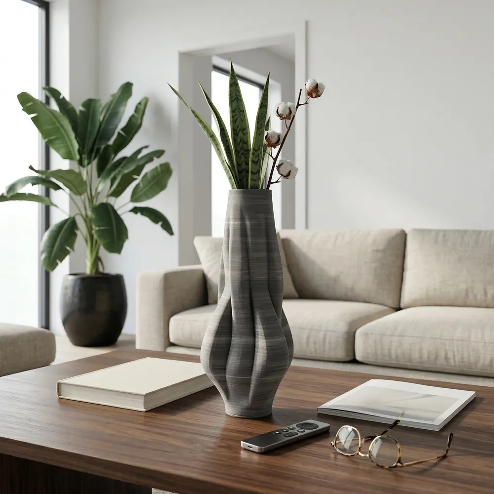 AIDENWELL GRAY VASE 19 (IN)