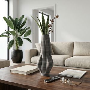 AIDENWELL GRAY VASE 19 (IN) 9