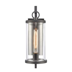 Hopkins 15.75'' High 1-Light Outdoor Sconce - Charcoal Black 3