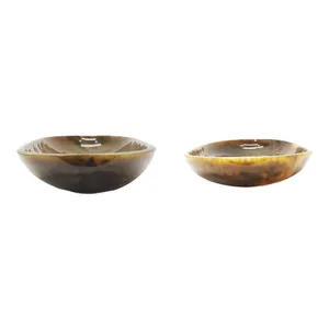 ROLANDWIND SET OF 2 BROWN BOWLS 2 (IN) 3
