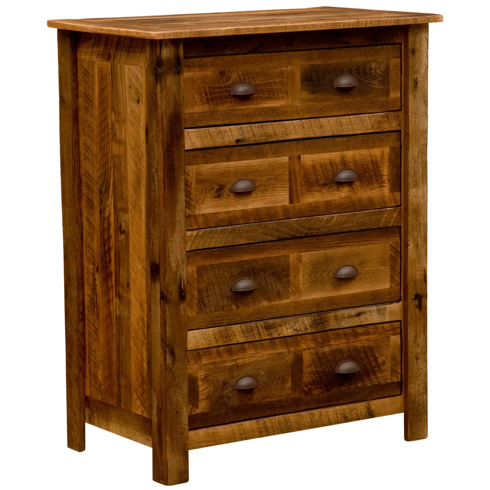 Barnwood Four Drawer Chest - Premium Line