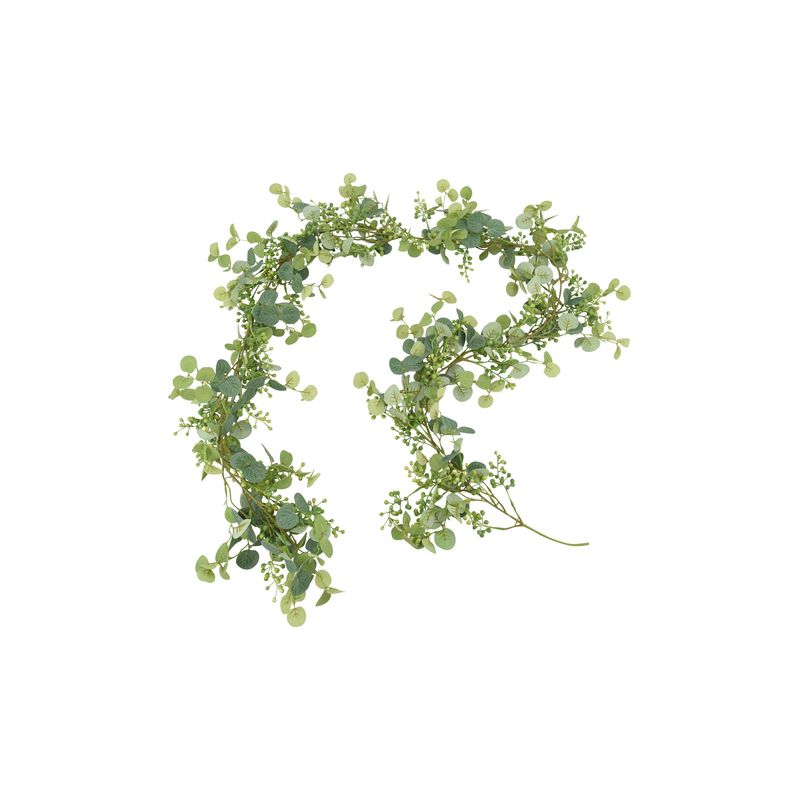 70" Eucalyptus & Green Berry Garland