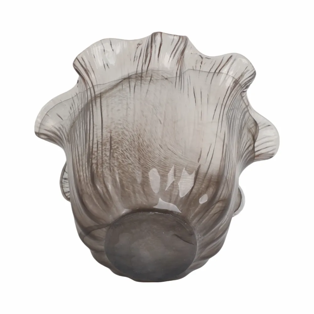 EATONDALE BROWN GLASS VASE 11 (IN)