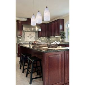 Verona 5'' Wide 1-Light Mini Pendant - Satin Nickel with Snow White Glass 5
