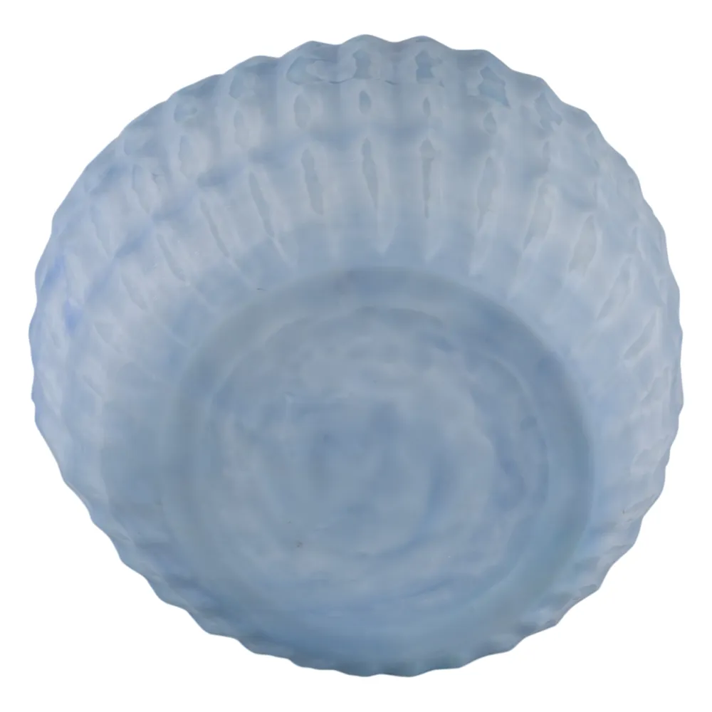 KIRBYWAY BLUE GLASS VASE 11 (IN)