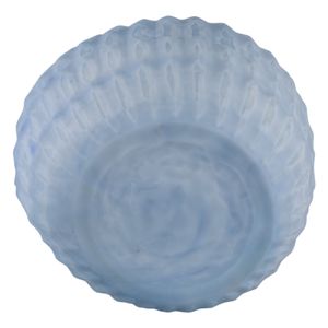KIRBYWAY BLUE GLASS VASE 11 (IN) 8