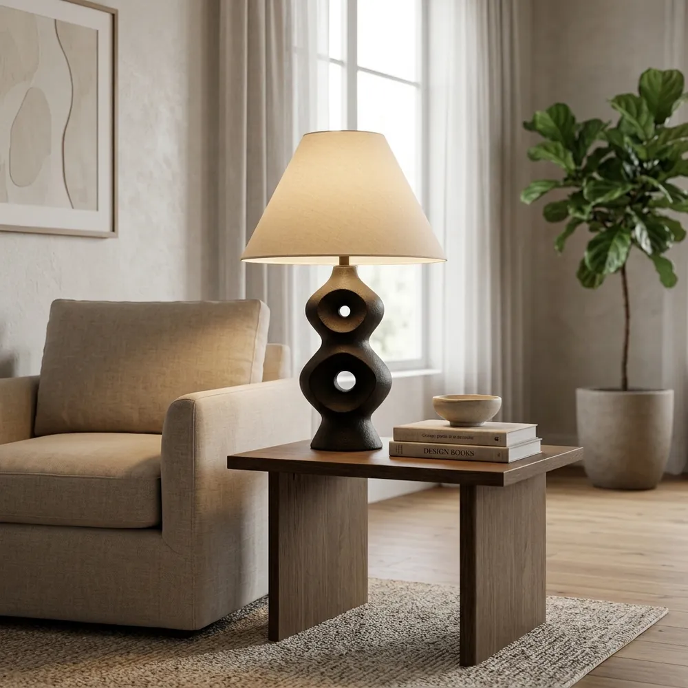 HELENAWELL BLACK LAMP 28 (IN)