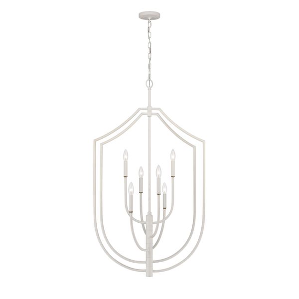 Continuance 26'' Wide 6-Light Pendant - White Coral