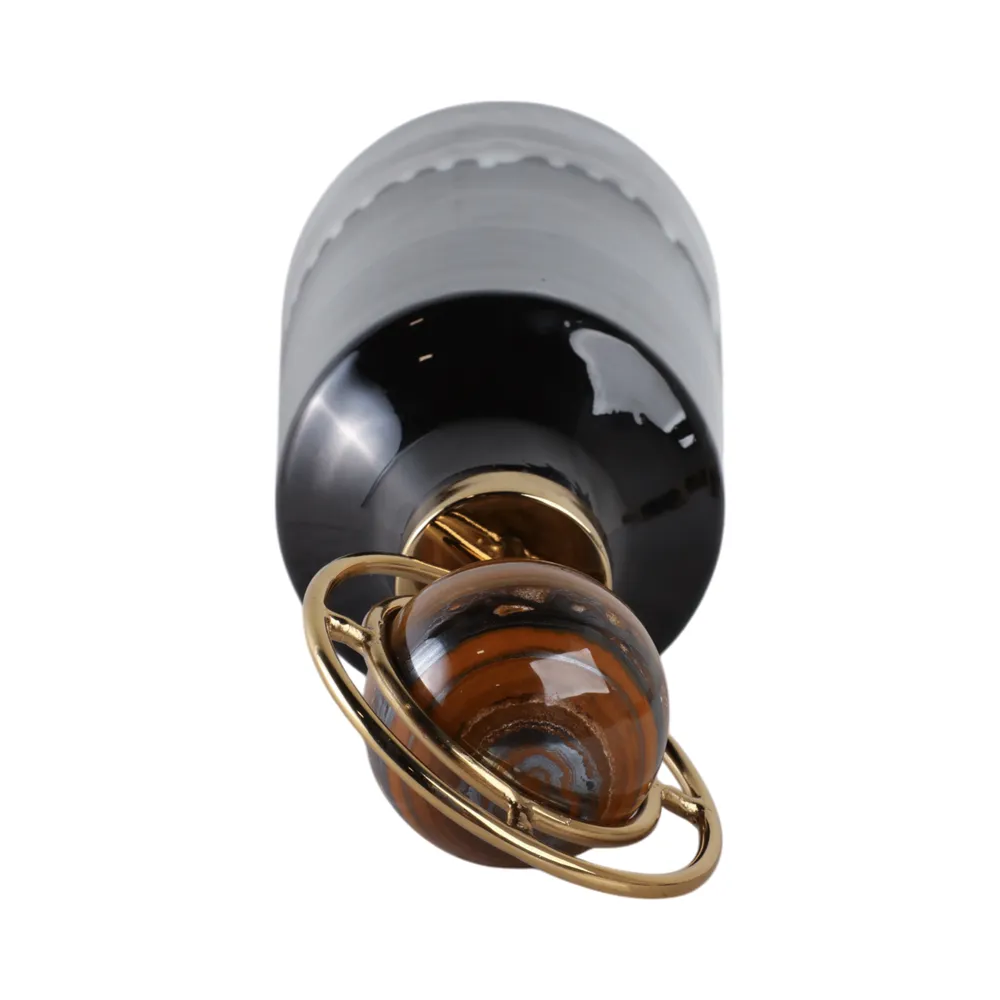 GRAYDONWIND BROWN GLASS VASE 23 (IN)
