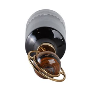 GRAYDONWIND BROWN GLASS VASE 23 (IN) 7