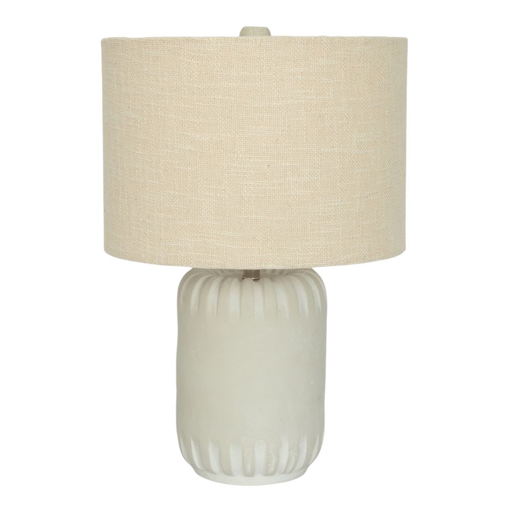 HUNTERRIDGE IVORY LAMP 20 (IN)