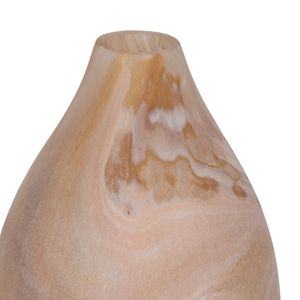 DRAKELEY TAN GLASS VASE 19 (IN) 5