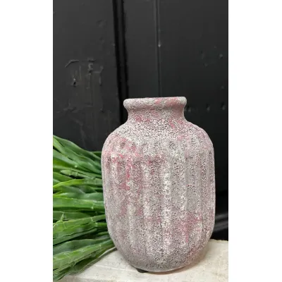 Tall Stonewash Vase 3x5in