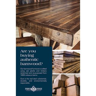 Marketing Poster - Authentic Barnwood 1