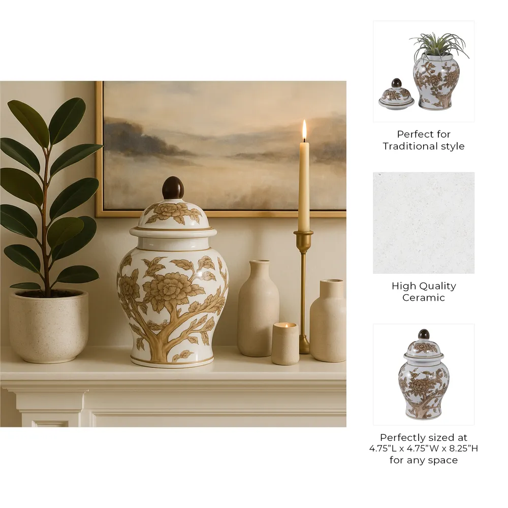 CANNONSIDE BROWN CHINOISERIE 9 (IN)