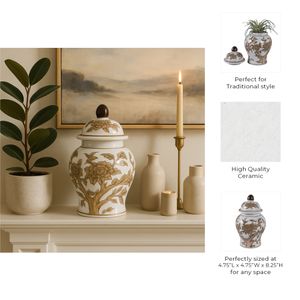 CANNONSIDE BROWN CHINOISERIE 9 (IN) 9