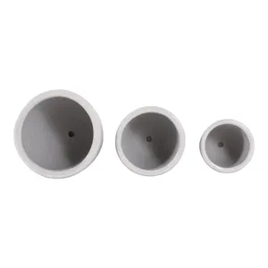 HAYFORDWAY SET OF 3 WHITE PLANTER 8 (IN) 7