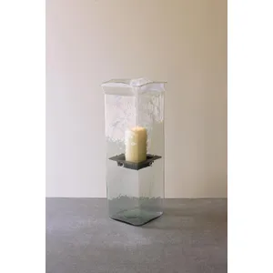 Square Candle Hurricane / Large 1