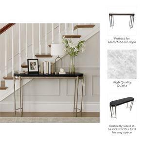 SPENCERTON BLACK CONSOLE 33 (IN) 8