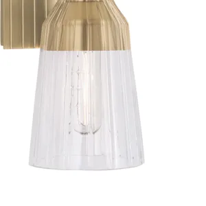 Carnival 9'' High 1-Light Sconce - Satin Brass 4