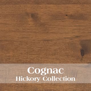 Hickory Log Open End Table - Cognac
