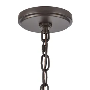 Marion 36″ Wide 3-Light Linear Chandelier - Oil Rubbed Bronze 6