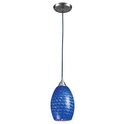 Mulinello 6″ Wide 1-Light Mini Pendant - Satin Nickel