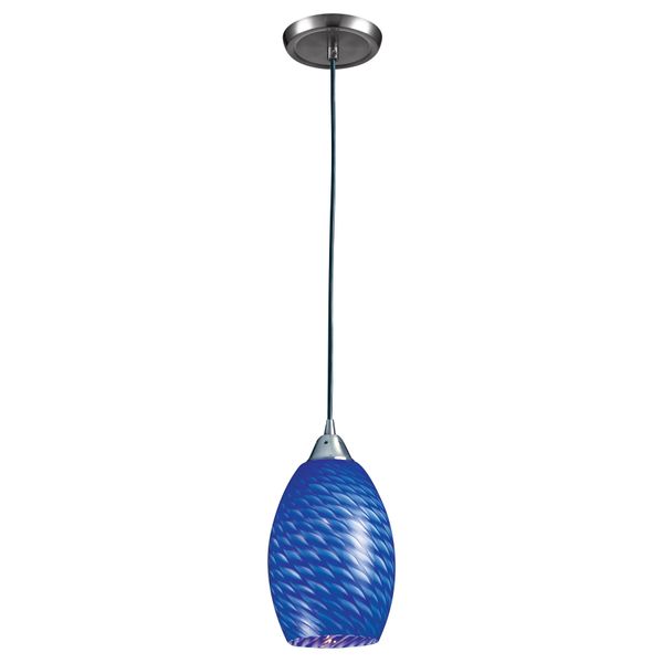 Mulinello 6'' Wide 1-Light Mini Pendant - Satin Nickel