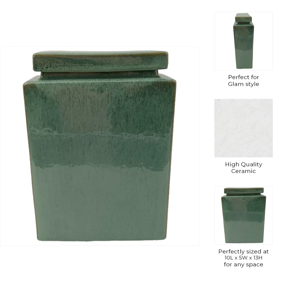 TILTONLAND BLUE JAR 13 (IN)