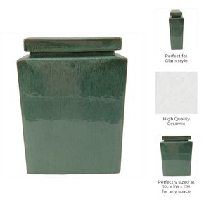 TILTONLAND BLUE JAR 13 (IN) 8