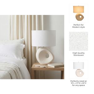 REIDFORD IVORY LAMP 26 (IN) 9