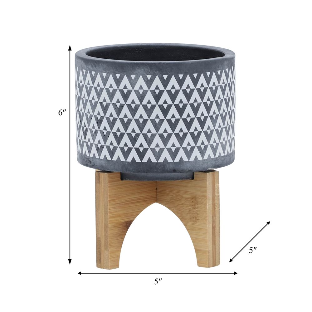 LYNNMILL GRAY PLANTER 6 (IN)