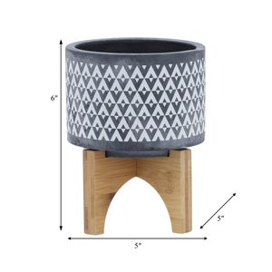 LYNNMILL GRAY PLANTER 6 (IN) 10