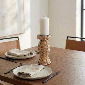 FINTONVIEW BROWN CANDLE HOLDER 10 (IN) 11