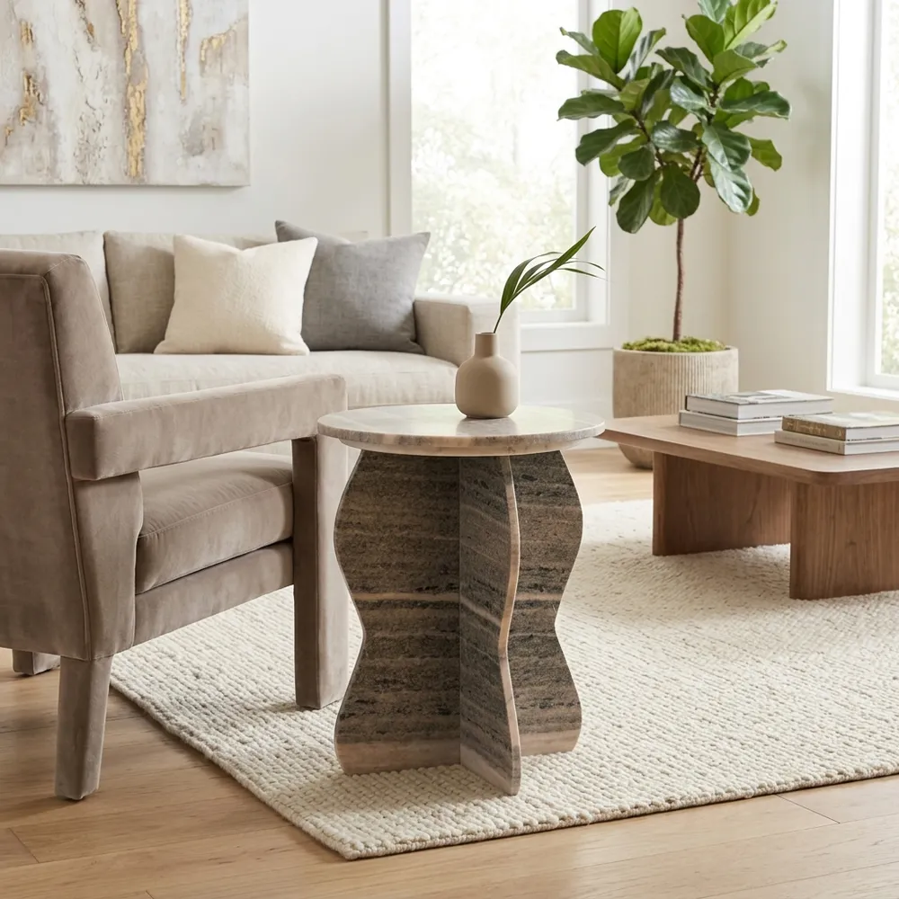NATEWAY BLACK TABLE 20 (IN)