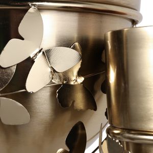 ELDONPORT SET OF 2 GOLD PLANTER 29 (IN) 7