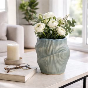 DORSEYSTONE BLUE VASE 11 (IN) 9