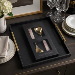 FRAZERGATE SET OF 2 GOLD SERVEWARE 1 (IN) 8