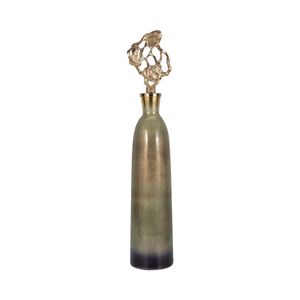 BECKETTWELL GOLD GLASS VASE 41 (IN) 5