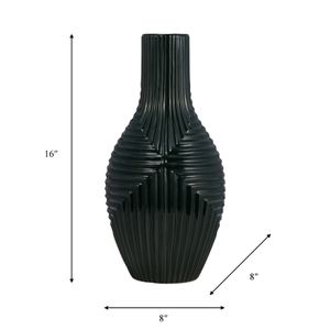 ROBINFIELD GREEN VASE 16 (IN) 9
